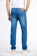 CALÇA JEANS SLIM BLUE WASH 93