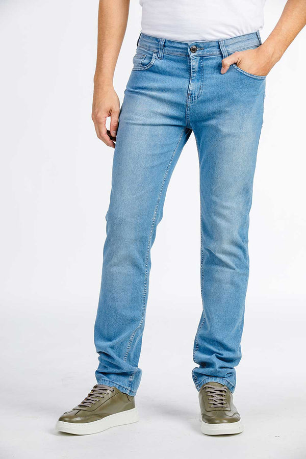CALÇA JEANS SLIM LIGHT BLUE 93