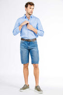 BERMUDA JEANS BLUE WASH BASIC