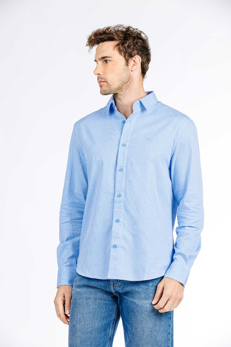 CAMISA COMFORT M/L CLOUDY SKY