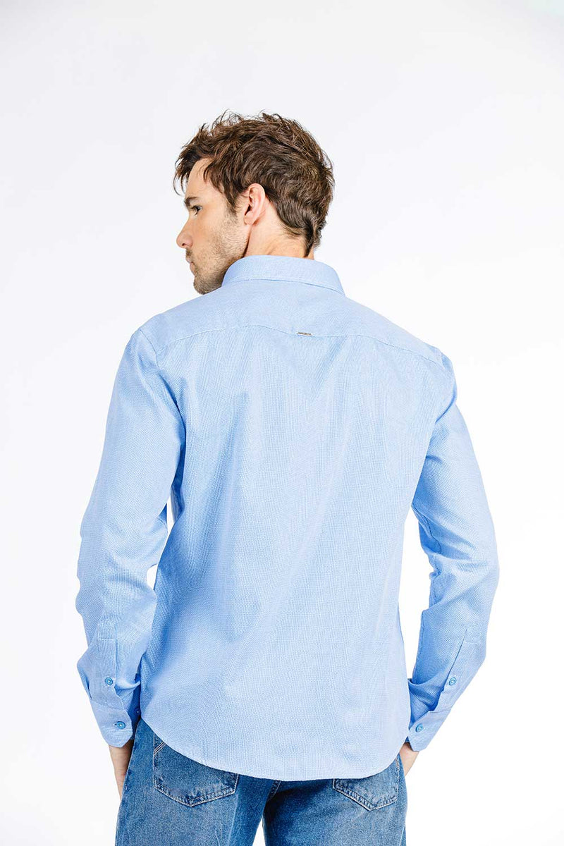 CAMISA COMFORT M/L CLOUDY SKY