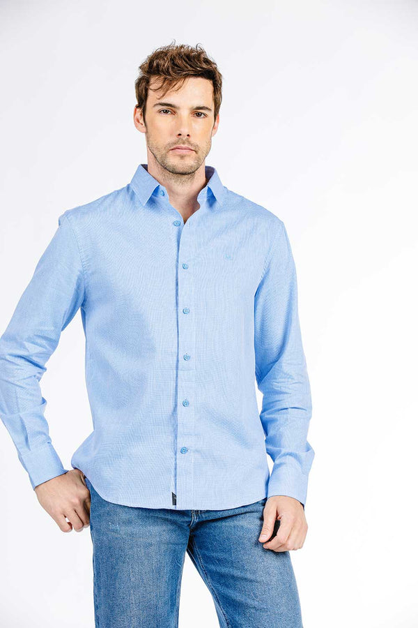 CAMISA COMFORT M/L CLOUDY SKY