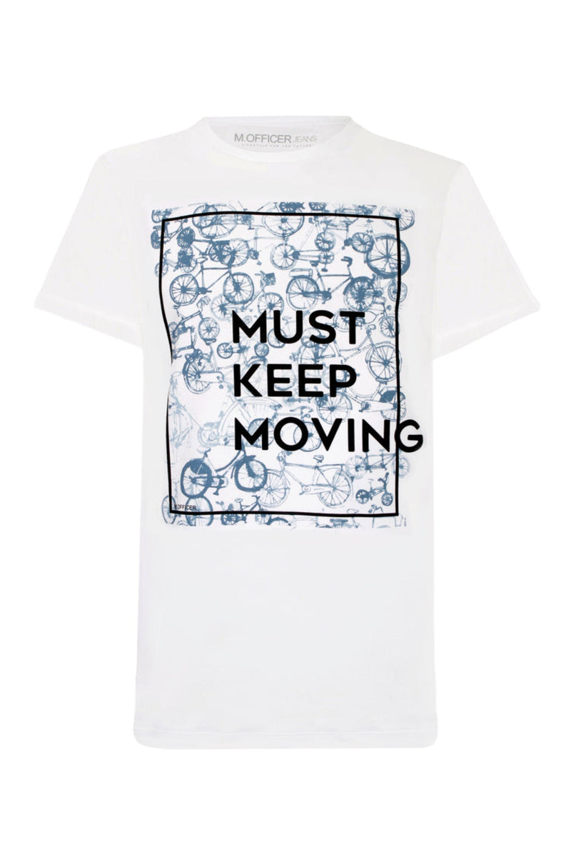 CAMISETA COMFORT M/C MUST KEEP MOVING