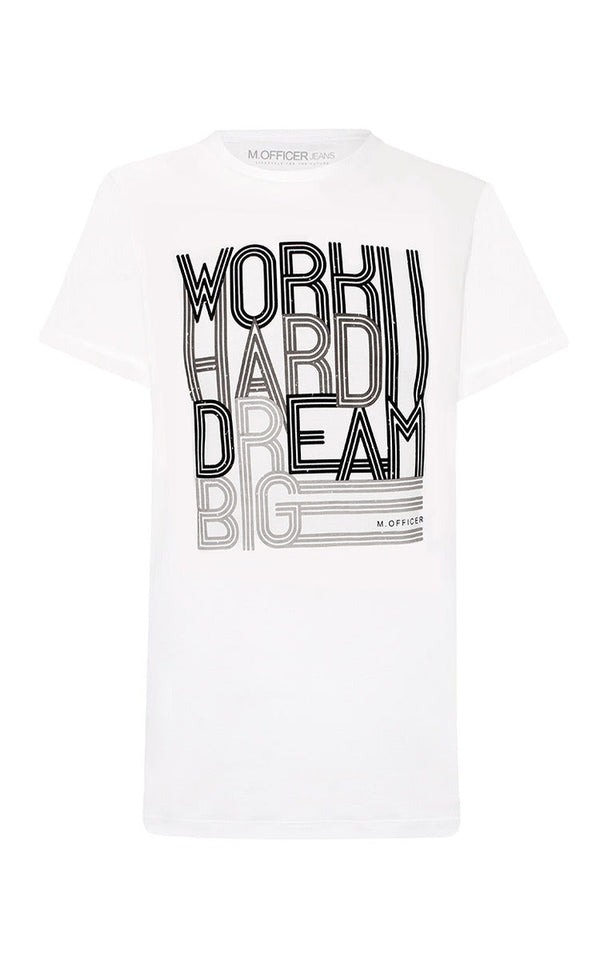 CAMISETA M/C SLIM WORK HARD