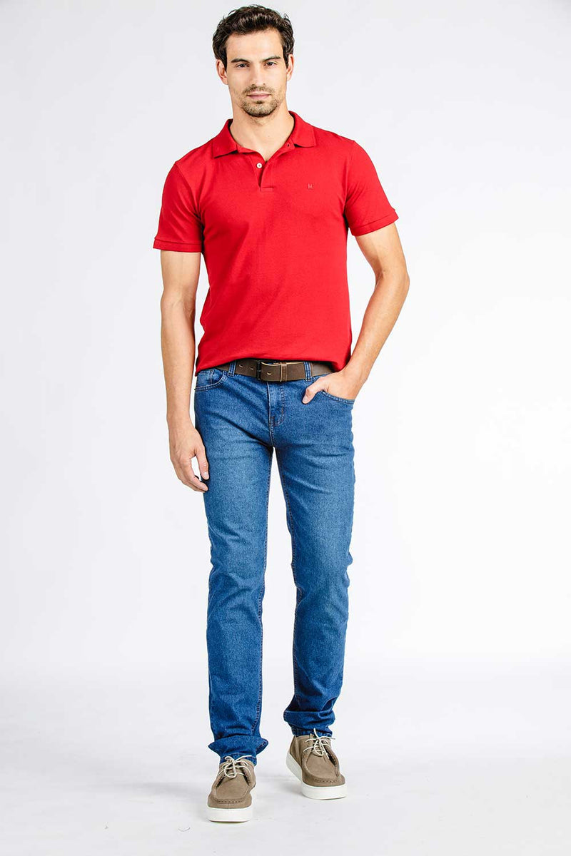 POLO SLIM BASIC PIQUET C/ELASTANO