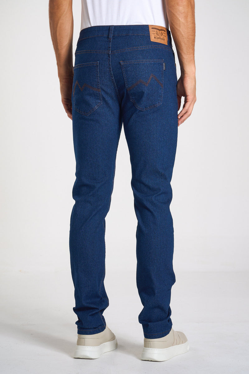 CALÇA JEANS SLIM DEEP BLUE 25