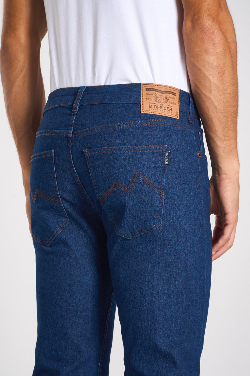 CALÇA JEANS SLIM DEEP BLUE 25