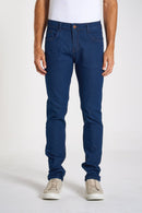 CALÇA JEANS SLIM DEEP BLUE 25