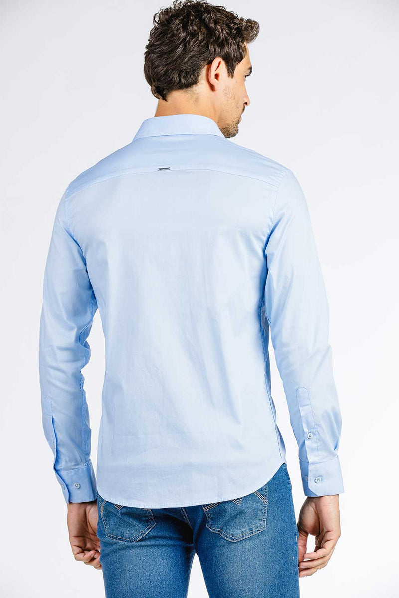 CAMISA SLIM C/ELASTANO