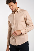 CAMISA SLIM M/L C/ELASTANO MASCULINA 25