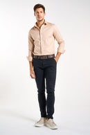 CAMISA SLIM M/L C/ELASTANO MASCULINA 25