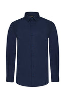 CAMISA SLIM M/L DARK BLUE