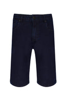 BERMUDA JEANS DARK BLUE AMACIADA